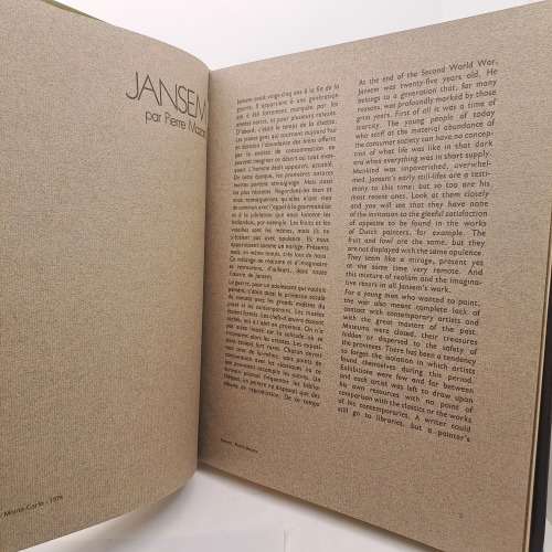Jansem Hardcover  January 1, 1974 by PIERRE MAZARS (Author) Illustrated Catalogue the Artist`s work
