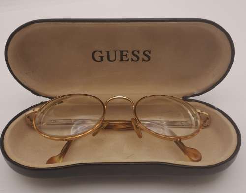 Vintage Pre-owned Carrera prescription Glasses In Guess Case Frame made in Austria CA4945 41A 48-21