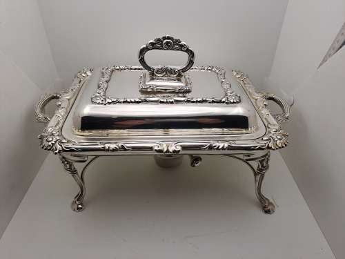 Antique Legacy Plate E.P.C no 134 chafing dish/server with Pan and burner