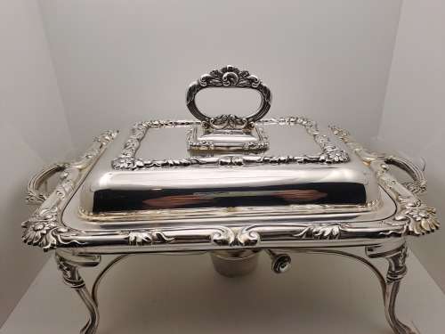 Antique Legacy Plate E.P.C no 134 chafing dish/server with Pan and burner