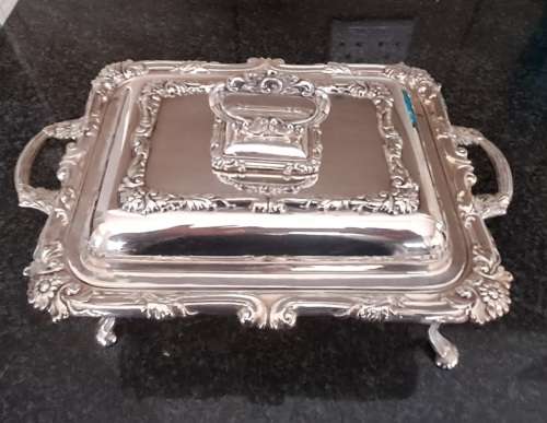 Antique Legacy Plate E.P.C no 134 chafing dish/server with Pan and burner