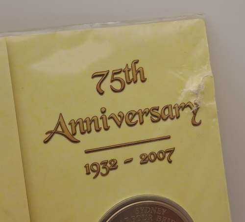 2007-75th Anniversary 1932-2007 Sydney Harbour Bridge 50 Cents Coin (Limited Mintage 5000)