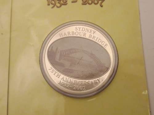2007-75th Anniversary 1932-2007 Sydney Harbour Bridge 50 Cents Coin (Limited Mintage 5000)