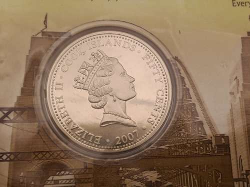 2007-75th Anniversary 1932-2007 Sydney Harbour Bridge 50 Cents Coin (Limited Mintage 5000)