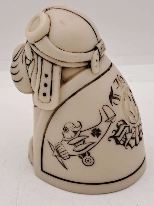 Collectable John Biccard collection Red Baron  Whimsical Figurine (Crushed Marble and Resin)