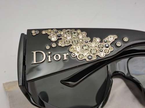 Pre-owned Christian Dior Strassy 1 D2895 Sunglasses in Case -Made in Italy (with Extra pair Lenses)