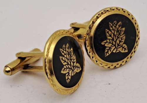 Vintage Plated Cufflink Pair
