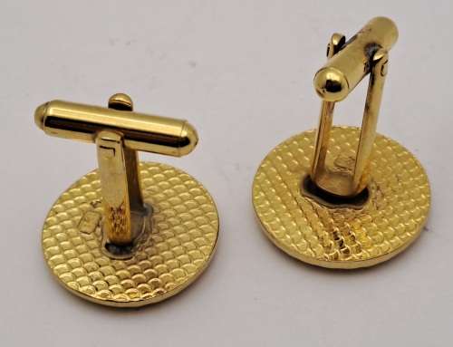 Vintage Plated Cufflink Pair