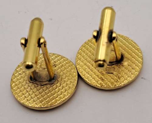 Vintage Plated Cufflink Pair