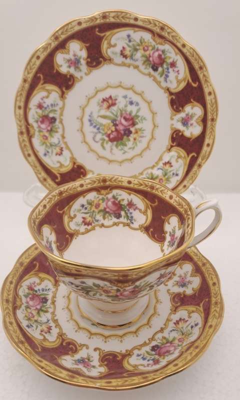 Vintage Royal Albert Lady Hamilton trio Bone China -England - (3 Available) excellent condition