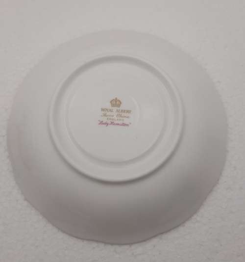 Vintage Royal Albert Lady Hamilton trio Bone China -England - (3 Available) excellent condition