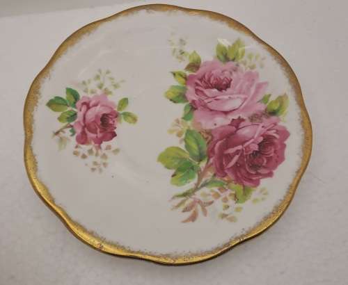Vintage Royal Albert `American Beauty` small Demitasse duo- Bone China -England - (5 Available)