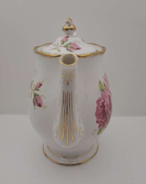 Vintage Royal Albert `American Beauty` Tea Pot- Bone China -England -