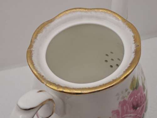 Vintage Royal Albert `American Beauty` Tea Pot- Bone China -England -