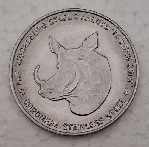 The Middelburg Steel & Alloy`s TOSSING COIN