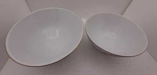 2 Vintage Nanchang China Bowls- Made in China -Unidentified Maker stamp