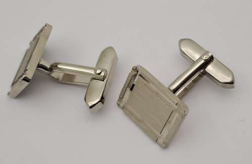 Vintage Silver Plated Cufflinks -Boxed