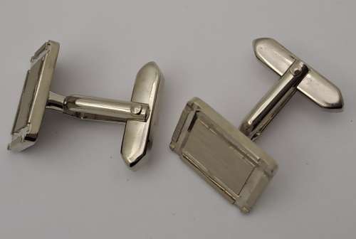 Vintage Silver Plated Cufflinks -Boxed