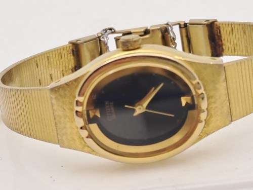 Pre-Owned Vintage Ladies Citizen Quartz Watch 6031-KO4867 with original strap -Working