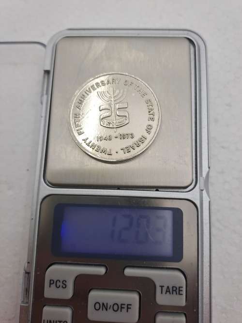 Rare 1973 South Africa Medal - 25th Anniversary of Israel SA Zionist Federation