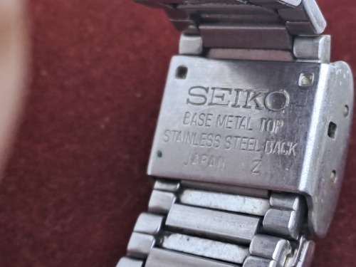 Pre-owned -Vintage Mens Seiko Quartz Watch 6530-5540 Serial 510231- Working in Case