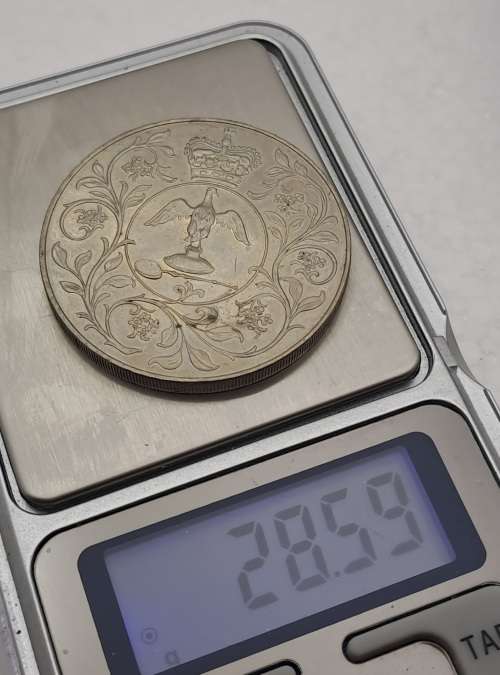 1977  United Kingdom 25 New Pence - Elizabeth II Silver Jubilee PROOF coin in Case