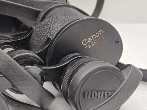 Vintage Pre-Owned Canon 7x35 Binoculars in Case with Caps