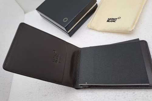 Unused MONT BLANC Crocodile Skin Notepad Wallet still in Box No 764