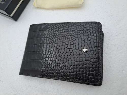 Unused MONT BLANC Crocodile Skin Notepad Wallet still in Box No 764