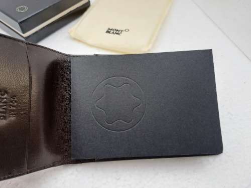 Unused MONT BLANC Crocodile Skin Notepad Wallet still in Box No 764