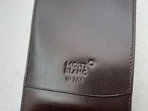 Unused MONT BLANC Crocodile Skin Notepad Wallet still in Box No 764