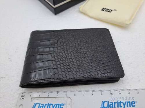 Unused MONT BLANC Crocodile Skin Notepad Wallet still in Box No 764
