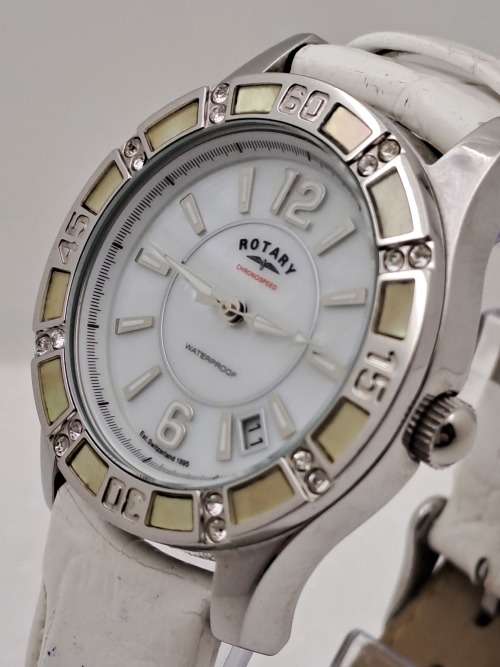 Unused Rotary Ladies Fashion Quarts Watch Myota 2115 Japan Movement - Working