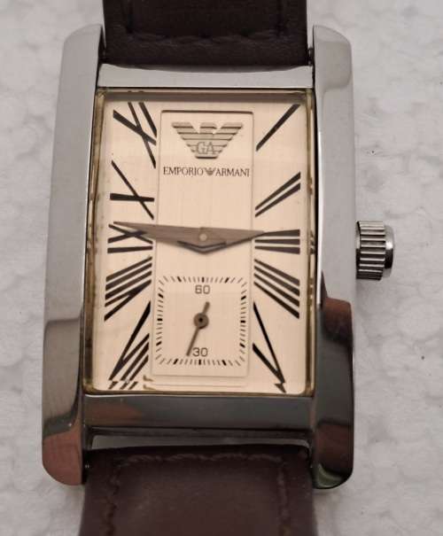 Unused Ladies Emporio Armani AR-0155 Designers Fashion Quarts Watch - Working