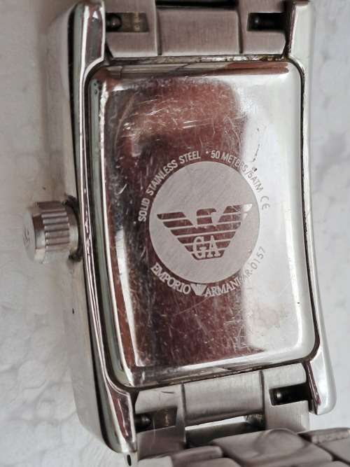 Unused Ladies Emporio Armani AR-0157 Designers Fashion Quarts Watch - Working