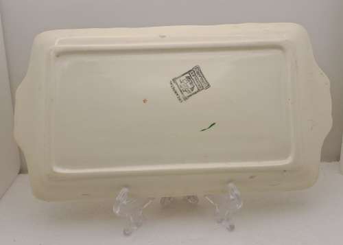 Vintage Grindley Floral CREAMPETAL Porcelain Sandwich Plate-England