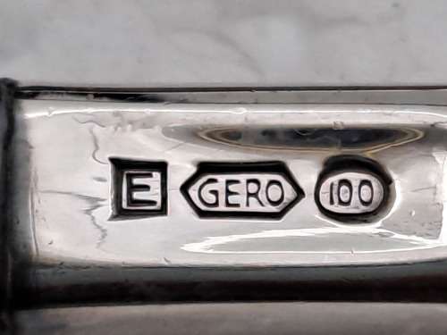 6 Vintage GERO Knifes with Quality Mark Of 100 -Holland