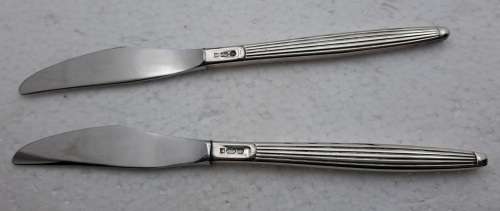 6 Vintage GERO Knifes with Quality Mark Of 100 -Holland