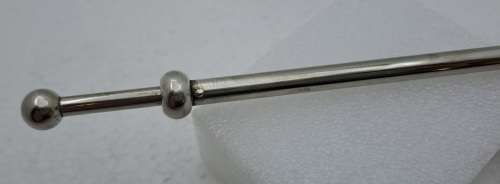 Vintage Silver Plated retractable Spring operated Tea Strainer