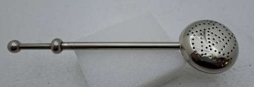 Vintage Silver Plated retractable Spring operated Tea Strainer
