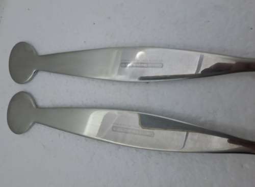 Large Carol Boyes Pewter Salad Servers 30cm