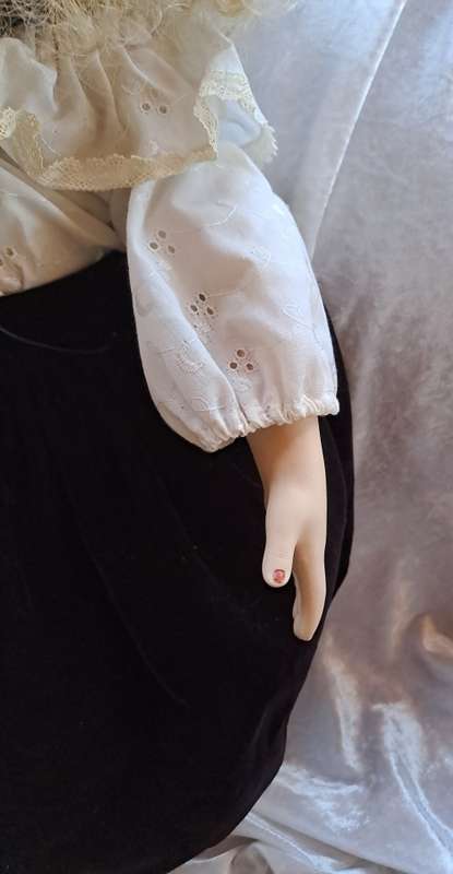 Porcelain Doll by Rubert 1992-The Doll Artworks -one foot was repaired
