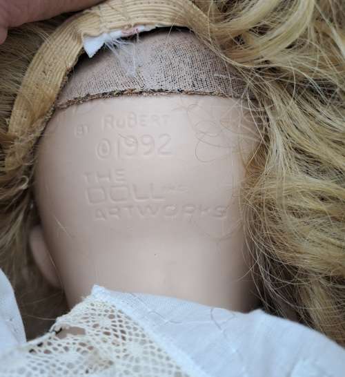 Porcelain Doll by Rubert 1992-The Doll Artworks -one foot was repaired