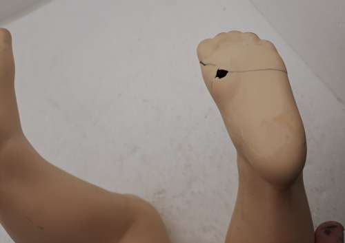Porcelain Doll by Rubert 1992-The Doll Artworks -one foot was repaired