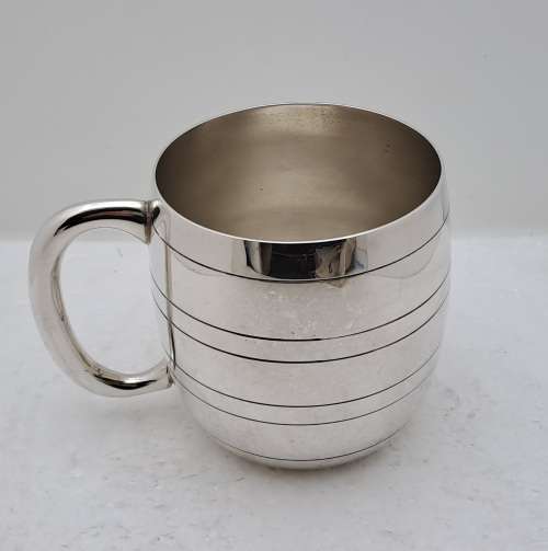 Genuine EMESS Silverplate Mug 9,5cm x 13cm x 8,5cm