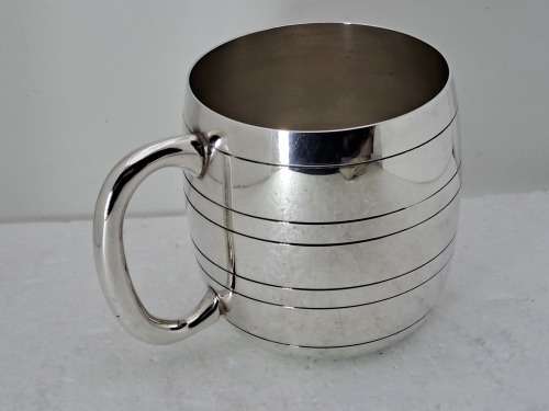 Genuine EMESS Silverplate Mug 9,5cm x 13cm x 8,5cm