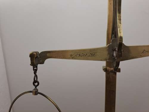 Antique W.A Webb.ltd Class B Pharmaceutical Scale with Weights- Made in England.