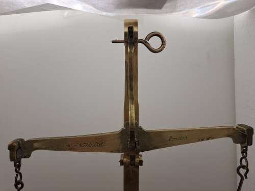 Antique W.A Webb.ltd Class B Pharmaceutical Scale with Weights- Made in England.