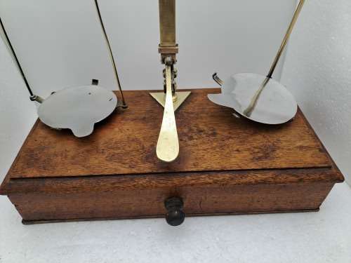 Antique W.A Webb.ltd Class B Pharmaceutical Scale with Weights- Made in England.
