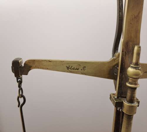 Antique W.A Webb.ltd Class B Pharmaceutical Scale with Weights- Made in England.